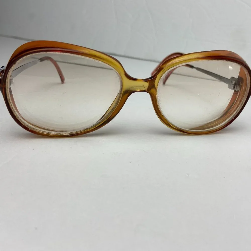 Vintage Viennaline  Ambre Oval Eyeglasses Frames 1052